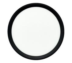 LED lubinis šviestuvas LED/18W/230V 3000/4000/6500K skersmuo 23 cm juodas