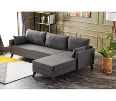 L formos kampinė sofa RIGA, antracito spalvos, dešinės pusės