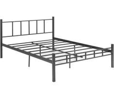 Metalinė dvigulė lova ORMEL 120 x 200 cm, juoda, maksimali leistina apkrova 120 kg