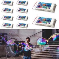 "Bubble Brothers" burbulų skystis milžiniškiems muilo burbulams 2 x 5 litrų talpos muilo burbulų pripildymo buteliai Dideli ir stabilūs muilo burbulai, muilo milteliai, muilo vanduo (10 x 5 l)