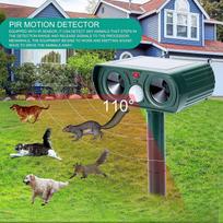 Solar Ultrasonic Cat and Dog Repeller with Infrared Sensor