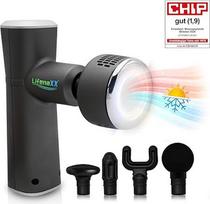 "Lifenaxx" raumenų masažuoklis "Heat Cold Therapy Pro LX-041" su 6 lygių šilumos ir šalčio funkcijomis, 5 masažo galvutėmis, 2000 mAh baterija