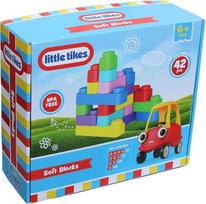 "Little Tikes" minkštieji statybiniai kaladėliai - Montessori žaislas kūdikiams - balansavimo akmenys vaikams - motorinių įgūdžių žaislas nuo 1 metų - minkštieji statybiniai kaladėliai - statybiniai kaladėliai nuo 1 metų - krovimo bokštas - statymas