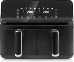 "Tristar" skaitmeninė karšto oro keptuvė su dvigubu krepšeliu - 2 x 4 l talpa - 2700 W - 8 programos - reguliuojama kiekvieno krepšelio temperatūra, juoda, FR-9026, juoda