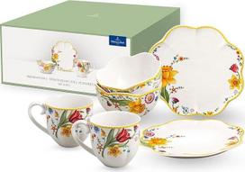 "Villeroy & Boch" - "Spring Awakening" pusryčių rinkinys 2 asmenims, 6 dalys, velykinių indų rinkinys Pusryčiai, Velykos, kavos servizas, indai "Pavasaris", porcelianas