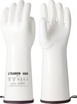 LANON 38 cm skysto silikono karščiui atsparios grilio pirštinės, pirštinės puodui, kepimo pirštinės, pirštinės orkaitei, kepimui ant grotelių, kepimui, kepimui, kepimui, neslystančios, atsparios vandeniui, baltos, XXL/11