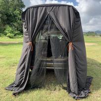 SUV Tailgate palapinės privatumo ekranas Vandeniui atsparus nešiojamas persirengimo kambarys dviračių tualetui, dušui, miegojimui, paplūdimiui, plaukimui L: W: 5ft / 5ft / 6ft / 6ft / 6 Pack palapinės stulpai