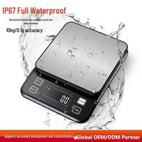 IP67 Waterproof Digital Kitchen Scale, 10kg/0.1g Precision for Baking & Food Battery 3kg/0.1g