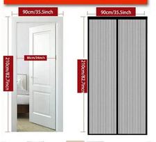 Tvirtas magnetinis tinklelis nuo uodų durims, užuolaida, uodų tinklas, vabzdžių, laisvų rankų, pertvara, tyli dryžuota durų užuolaida, miegamojo vėdinimas