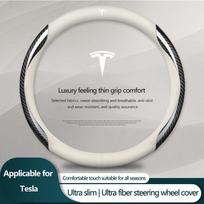 Madingas automobilio vairo užvalkalas Neslystantis vairo stiprintuvo užvalkalas Tesla Model 3 Model S Model X Model Y Roadster Bonina Coil black