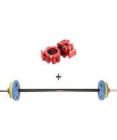 Body Pump grifo ir svorių rinkinys HMS SBP22, 20kg