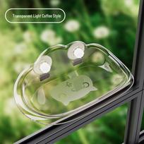 Universal Cat Hammock with Suction Cups - Wall-Mounted Hanging Bed for All Seasons šviesios chaki spalvos