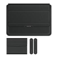 13/14 Inch 3 in1 Laptop Sleeve Case Waterproof PVC Foldable Stand Wrist Rest Protective Notebook for 13-14 juoda