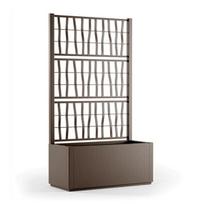 Gėlių dėžutė su tinkleliu Ethica 80x36x140cm ruda