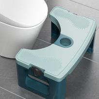 Sulankstomas tualeto kojų atrama kėdutė senjorams ir nėščiosioms Gem Blue [New Foldable Toilet Stool]