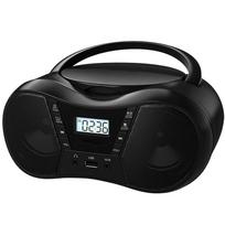 AM FM Radijas Bluetooth Garsiakalbiai Mažas Boombox CD Grotuvas Kasetinis AUX USB MP3 Grotuvas Su Nuotolinio Valdymo Pultu Palaiko Maitinimą Nuo Kintamosios/Nuolatinės Srovės juoda