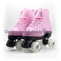 Flashing Double Row Roller Skates for Adults & Kids 39