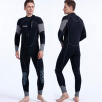 MYLEDI 3mm Front Zip One-Piece Diving Wetsuit, Warm & Cold-Proof. XL