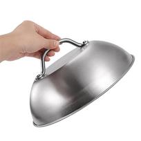 9inch Stainless Steel Oven Squeegee Cover Pan Cover Perfect for Outdoor Camping Picnics Barbecue Tools Accessory