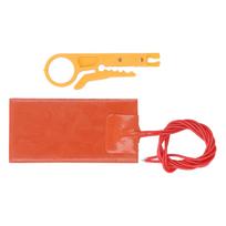 Silicone Rubber Heating Pad Safe High Heat Transfer Efficiency Flexible Heating Mat 12V 15W 250 celsius