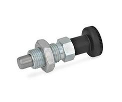 Indeksavimo kaištis GN 717-6-M12x1.5-BK-ST - plienas