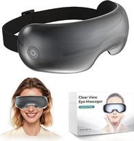 "Eyecloud Vision" akių masažuoklis su šiluma ir "Bluetooth" muzika, matomas dizainas, oro slėgio masažas, akių atsipalaidavimas pavargusioms / išsausėjusioms akims, dovana moterims, vyrams, draugams ir šeimai