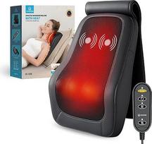 COMFIER masažuoklis, kaklo masažuoklis su šiluma, Shiatsu masažuoklis, 4D minkymo nugaros masažuoklis, raumenų skausmo malšinimas kaklui, nugarai, kojoms, dovanos vyrams, moterims