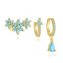 Elegant Flower Teardrop Pendant Earrings, A Luxurious Gift for Women, Suitable for Daily Wear or Parties, Holiday Accessories