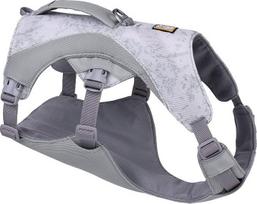 RUFFWEAR Swamp Cool diržai šunims ir rankena, lengva bėgimo įranga, sauganti augintinius nuo karščio, reguliuojama, tvirta ir vėsinanti, 2 pavadėlio portalai, grafitinės pilkos spalvos (XX Small, 33-43 cm)