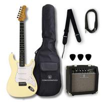 Condorwood RS-100 Arctic elektrinė gitara su rinkiniu SMART