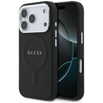 Guess case for iPhone 17 Pro compatible with MagSafe GUHMP17LPSAREGSK (PU W/ Classic Logo) black