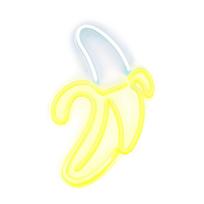 LED strip on the wall - Banana model