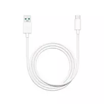 OPPO original USB A to Type C cable, 3A, DL129, 1 meter, white, bulk