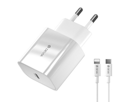 Devia Smart PD 20W USB-C Charger + Lightning – USB-C cable