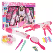 Plaukų pynimo ir dekoravimo rinkinys mergaitėms „Hair Gems & Twist”