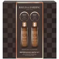"Baylis & Harding" gaivinamasis vonios rinkinys ("Juodieji pipirai ir ženšenis") - dovanų rinkinys