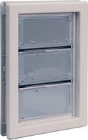 "Ideal_Pet_Products Air Seal" naminių gyvūnėlių durelės su teleskopiniu rėmu, vidutinės, 6,63" x 11,25" dydžio varčia