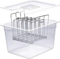 "Väeske Sous-Vide" indas su dangčiu ir laikikliu - tinka daugumai Sous-Vide viryklių (11 l)