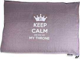 Lex & max "Keep Calm Loose" užvalkalas šuniui, pagalvėlė, žaidimų aikštelė 120 x 80 x 9 cm Taupe