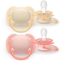 Philips Avent Ultrasoft SCF091/38 0-6 m čiulptukas Girl 2 vnt.