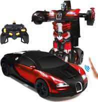 Robotas transformeris RC automobilis su valdymo pultu