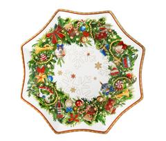 BRANDANI porcelianinė lėkštė "Christmas", Ø 27 cm