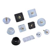Neslystantis padas N8 kėdei 26x22mm - prisukamos baldų kojelės