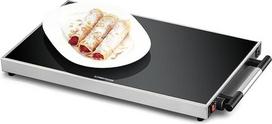 ROMMELSBACHER WPR 307/E Gastro pašildymo lėkštė, nerūdijantis plienas, apsauginis plūdinis stiklas, nuolat reguliuojama 40-105 °C, paviršius 53 x 32,5 cm, skirta 1/1 GN formato konteineriams, įjungimo/išjungimo jungiklis, pagaminta Vokietijoje