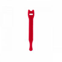Daugiafunkciniai Velcro tvirtinimo dirželiai Bradas TR, 10 x 100 mm, 10 vnt, red