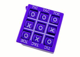 Žaidimas Tic-tac-toe, 4,5 cm, violetinis