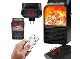 Šildytuvas- vėsintuvas su židinio imitacija Flame, 1000 W