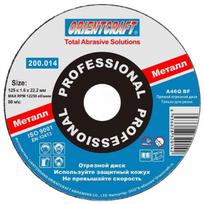 Metalo pjovimo diskas ORIENTCRAFT Professional, 125x1,6x22,23, 200.014