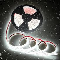 ALITOVE COB LED juosta 10 m lipni šaltai balta 6500 K LED juosta lauke atspari vandeniui 2400 šviesos diodų 24 V nuolatinės srovės 24 V miegamajam, namams, sodui, kiemui (be adapterio ir valdiklio)