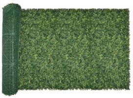 Dirbtinės žolės siena, Milano žolės panelė, 3000x1000x45 mm, dekoratyvinė žalia sienelė, žolės kilimas, vertikalus apželdinimas